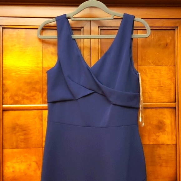 BEBE NAVY BLUE DRESS SIZE 8 - Picture 5 of 8